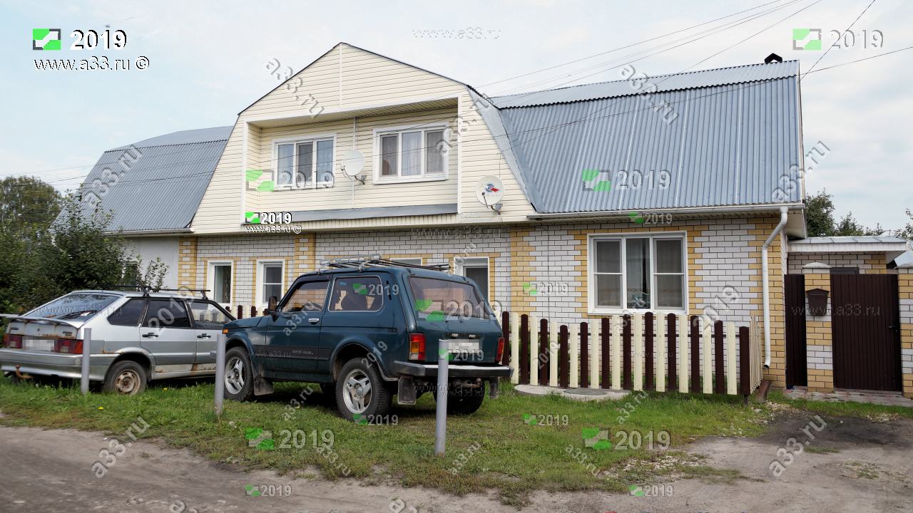 улица 1-е Мая в городе Гороховце Владимирской области, фотографии,карта