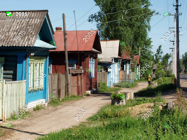 Типичная жилая застройка города Меленки Владимирской области