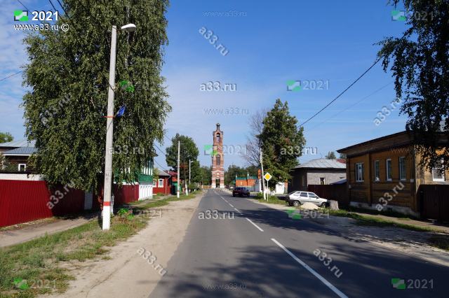 2021 улица Ленина в городе Меленки Владимирской области