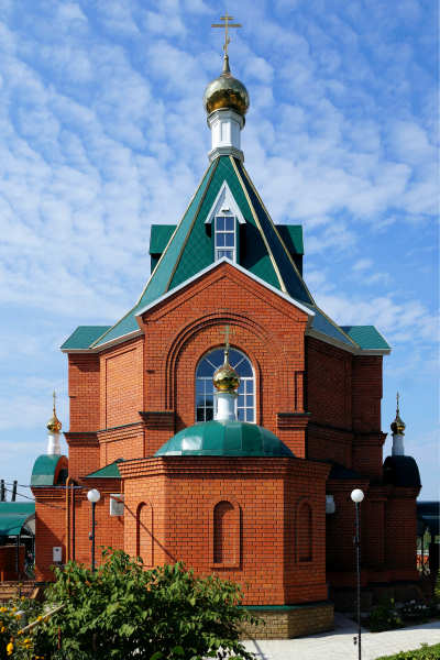 Восточный фасад Всехсвятской церкви в городе Меленки Владимирской области