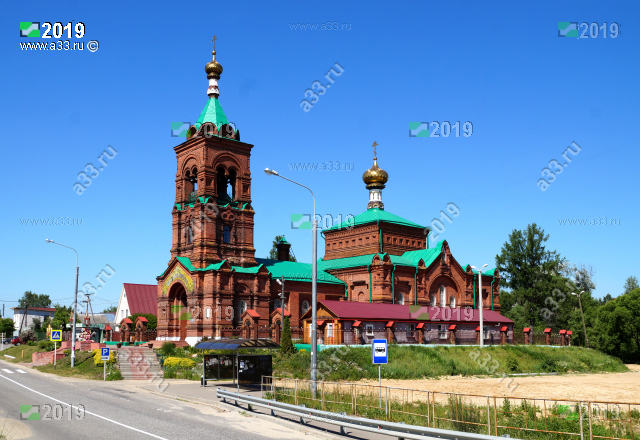 Церковь Успения Пресвятой Богородицы в городе Петушки Владимирской области
