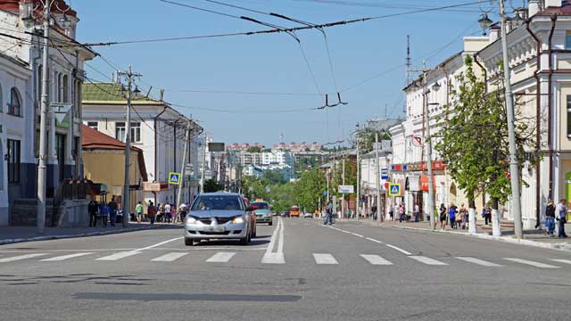 улица Гагарина в 2014 году, город Владимир