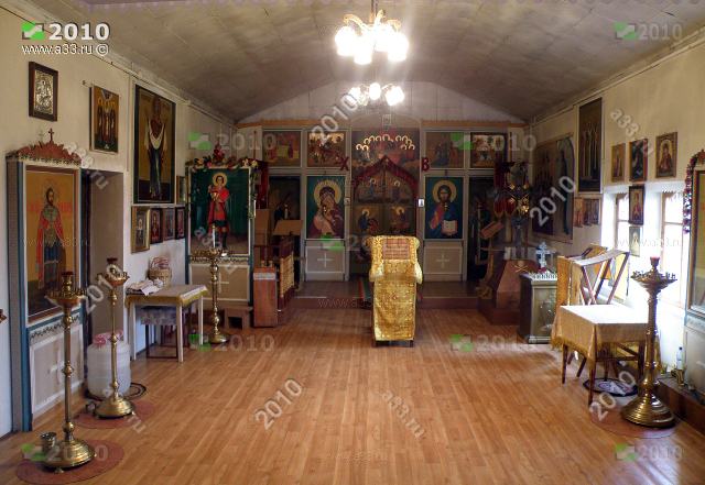 2010 Интерьер Димитриевской церкви в селе Бакшеево Александровского района Владимирской области