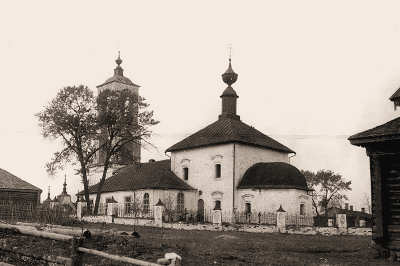 старая церковь Димитрия Солунского в Бакшево под Александровом
