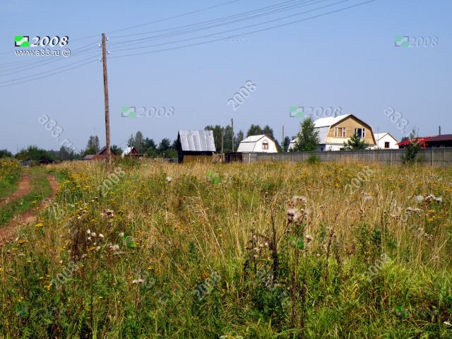2008 Типичная дачная застройка деревни Ивано-Соболево Александровского района Владимирской области