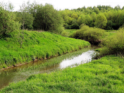 Река Сабля в окрестностях деревни Измаилово, Александровский район
