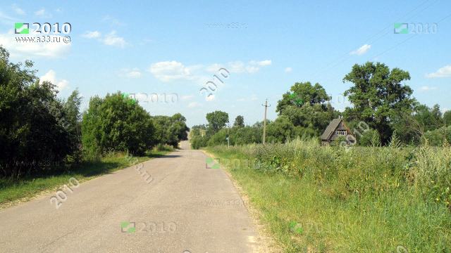 Деревня Куликовка на въезде с юга в 2010 году, МО Андревское сельское поселение, Александровский район, Владимирская область