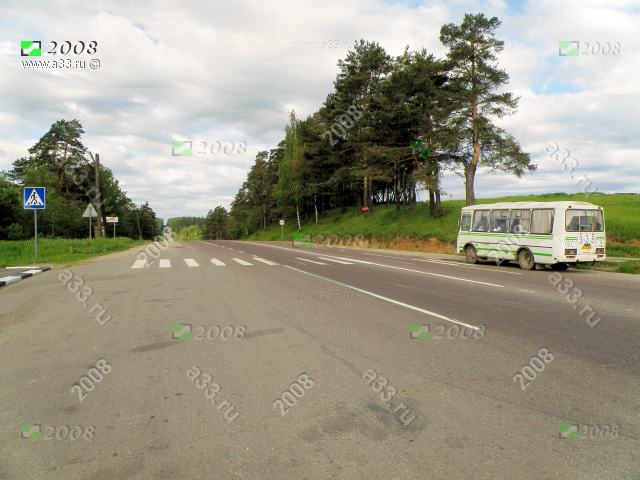 2008 Рейсовый автобус следует с остановкой в деревне Лисавы Александровского района Владимирской области