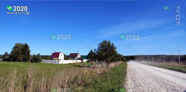 2020 Николаевка Александровского района Владимирской области небольшая деревня в стороне от дороги