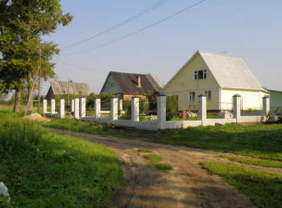типичная архитектура дачной застройки в деревне Соколово Александровского района Владимирской области