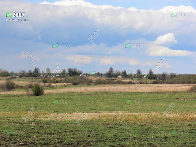 2007 Панорама с востока на деревню Вашкино Александровского района Владимирской области