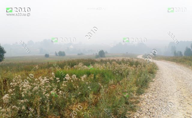 2010 Зезевитово Александровского района Владимирской области в дыму пожаров жаркого лета 2010 года