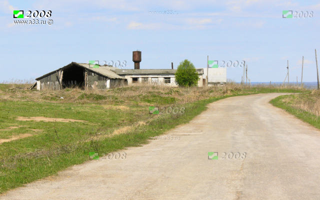 Агропромышленная зона деревни Большие Лужки Гороховецкого района Владимирской области
