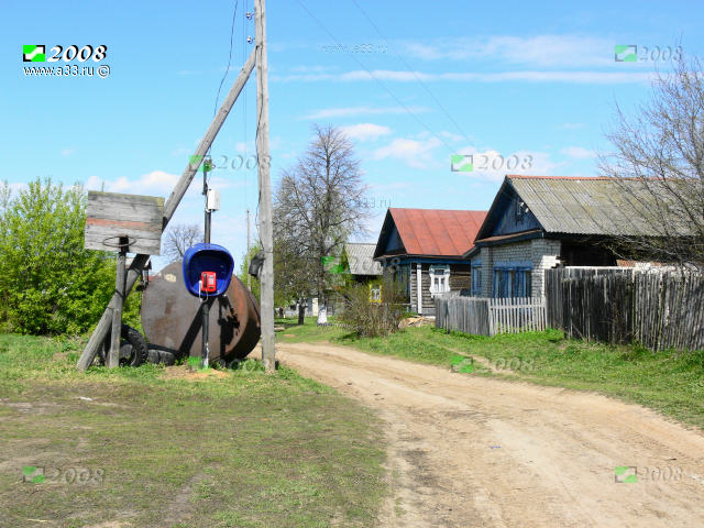 Деревня Большие Лужки Гороховецкого района Владимирской области на въезде