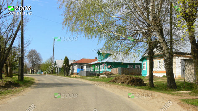 2008 Вид деревни Городищи Гороховецкого района Владимирской области в районе дома 53