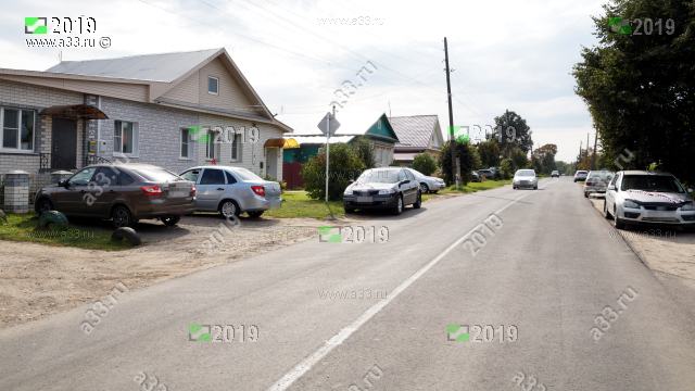 2019 Вид деревни Городищи Гороховецкого района Владимирской области в районе дома 21