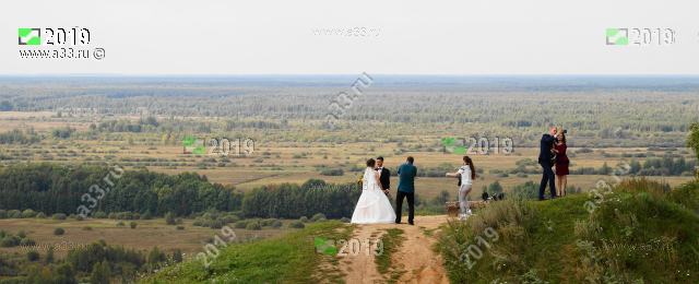 2019 Свадебная фотосессия на Лысой горе в окрестностях деревни Городищи Гороховецкого района Владимирской области