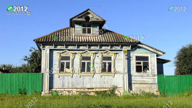 Дом 50 улица Лучинковская деревня Лучинки Гороховецкого района Владимирской области в 2012 году