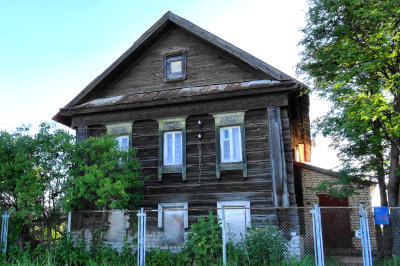 Дом 53 улица Лучинковская деревня Лучинки Гороховецкого района Владимирской области в 2012 году