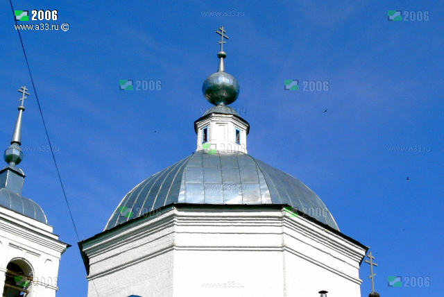 Завершение восьмерика Вознесенской церкви на Погосте Вознесенье Гороховецкого района Владимирской области