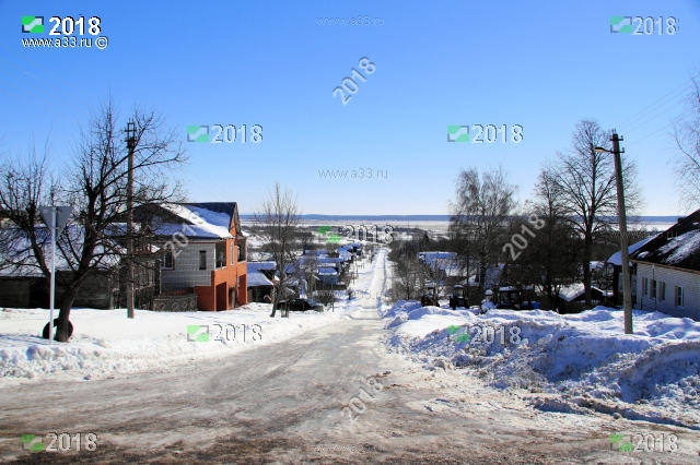 Нижняя восточная часть улицы Нагорной в деревне Выезд Гороховецкого района Владимирской области