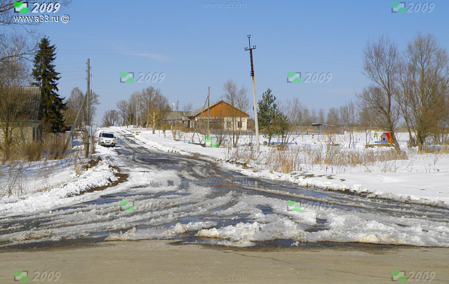 Весна в деревне Аксёново Гусь-Хрустального района Владимирской области