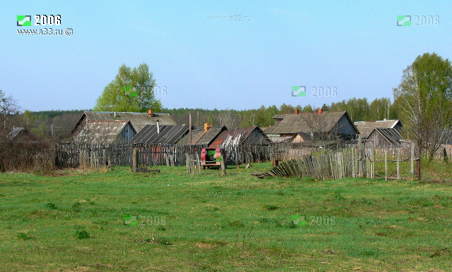 Зады деревни