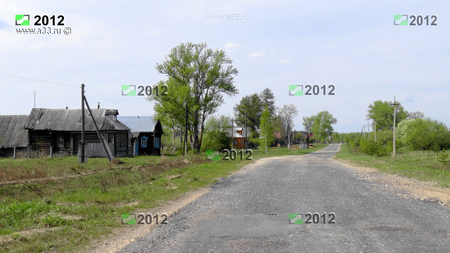 Общий вид деревни Большая Артёмовка Гусь-Хрустального района Владимирской области