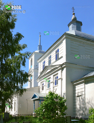 Основной объём церкви в селе Цикуль Гусь-Хрустального района Владимирской области