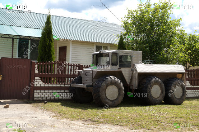 Шестиколёсный самодельный вездеход из деревни Демидово Гусь-Хрустального района Владимирской области