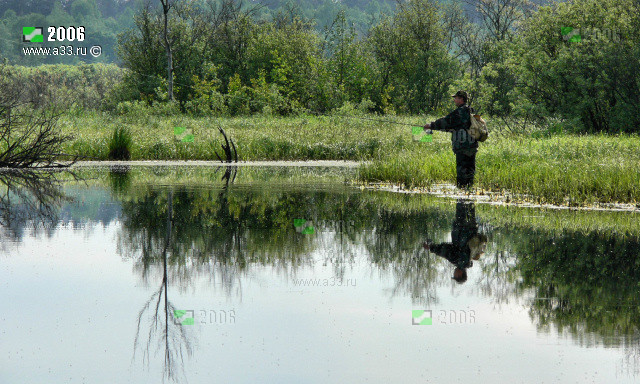 Рыбалка на реке Поль в окрестностях села Эрлекс Гусь-Хрустального района Владимирской области считается активным видом отдыха