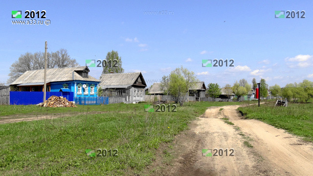 Центр деревни Федотово Гусь-Хрустального района Владимирской области фотография