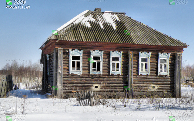 Нежилой дом 91 в деревне Фомино Гусь-Хрустального района Владимирской области