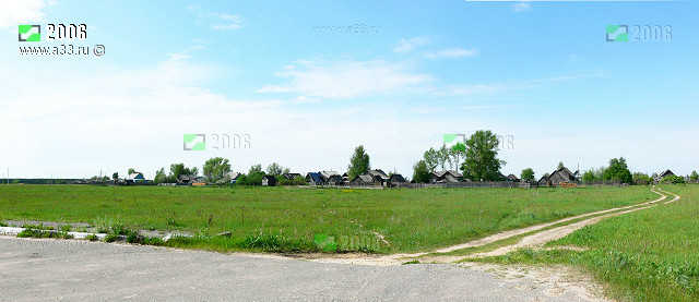 Панорама деревни Константиново Гусь-Хрустального района Владимирской области фотография
