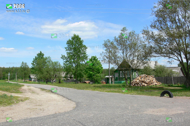 Вид деревни Красный Посёлок Гусь-Хрустального района Владимирской области