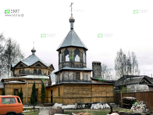 Колокольня церкви Серафима Саровского в Курлово Гусь-Хрустального района Владимирской области