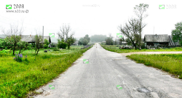 Общий вид деревни Лазаревка Гусь-Хрустального райна Владимирской области
