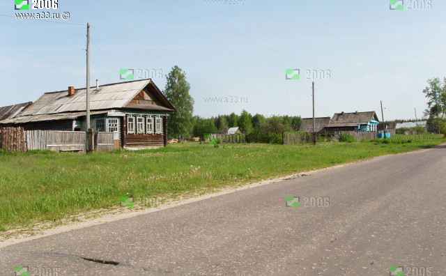Общий вид деревни Малинки Гусь-Хрустального района Владимирской области