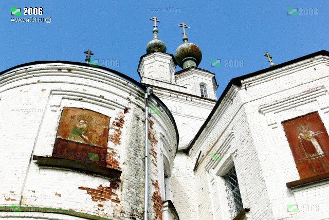 Междуапсидный фрагмент фасадов Никольской церкви в Николополье Гусь-Хрустального района Владимирской области