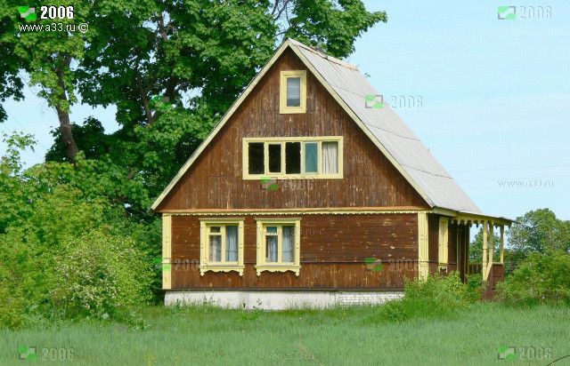 Деревянная дача в Палищах Гусь-Хрустального района Владимирской области