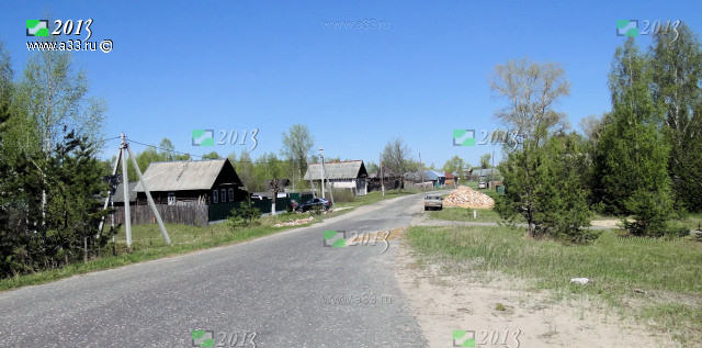 Общий вид села Пятница (Великодворье) Гусь-Хрустального района Владимирской области