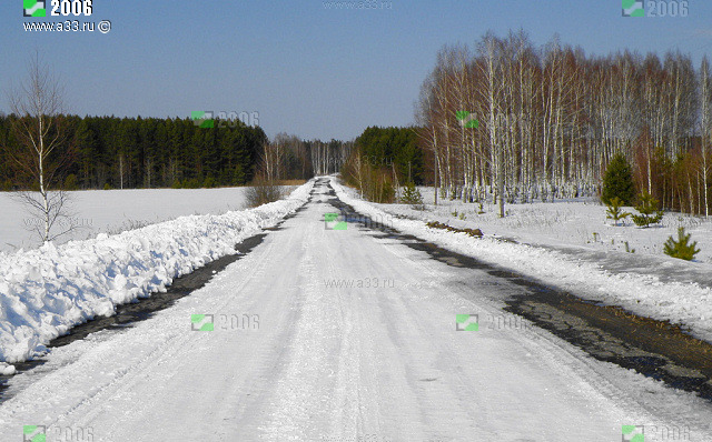 Дороги Гусь-Хрустального района зимой