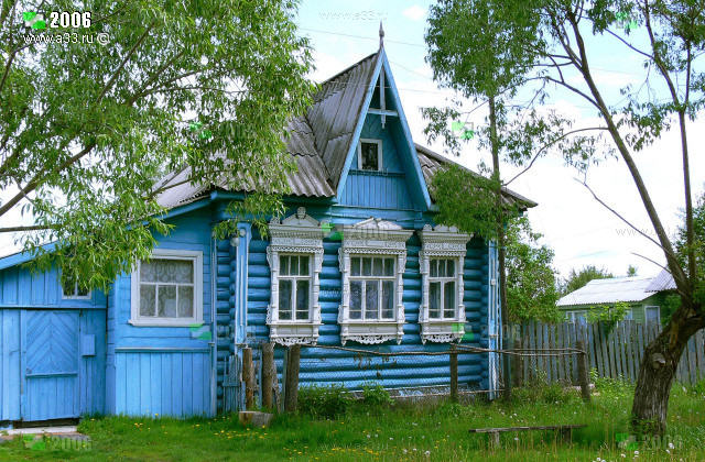 Дом 88 в деревне Старково Гусь-Хрустального района Владимирской области 2006 год