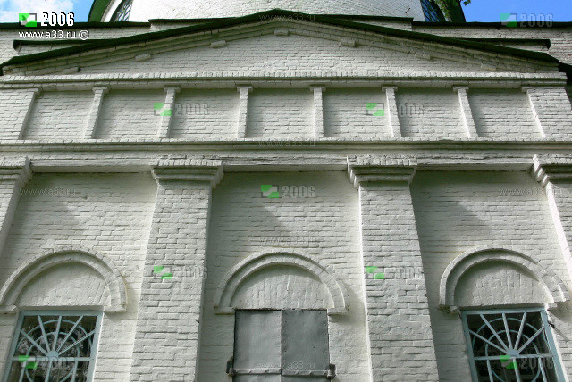 Декорации фасадов Христорождественской церкви в Заколпье