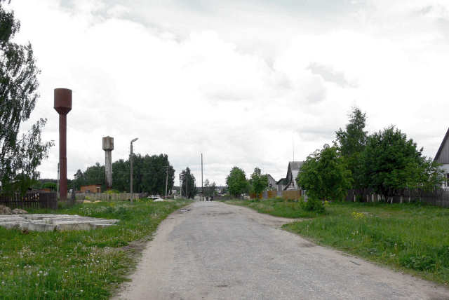 2006 Улица Горького в деревне Ельцы Киржачского района Владимирской области в районе того места где будет построен дом 14а