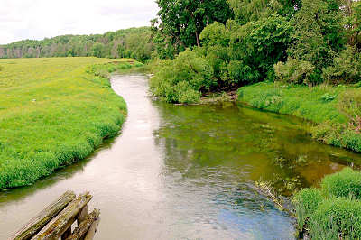 2006 Река Шерна у деревни Ельцы Киржачского района Владимирской области вниз по течению