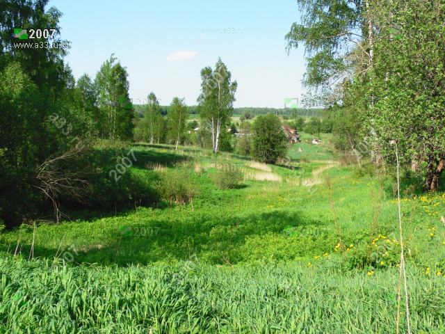 2007 Русло пересыхающего ручья в деревне Фетиново Киржачского района Владимирской области