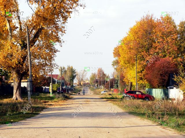 2007 Осень в деревне Фёдоровское Киржачского района Владимирской области