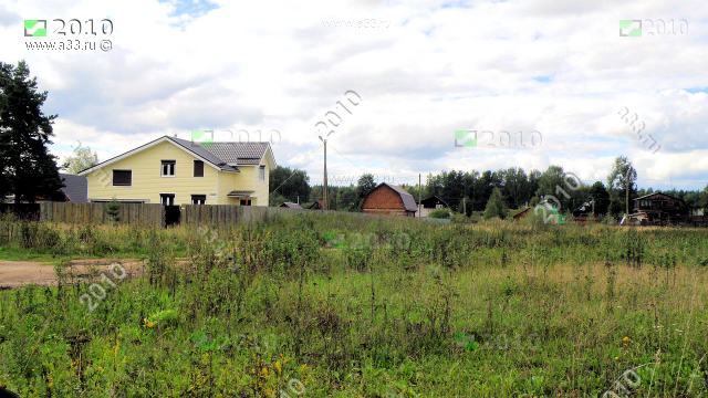 2010 Дачно-коттеджная застройка деревни Перегудово в начале освоения новых территорий