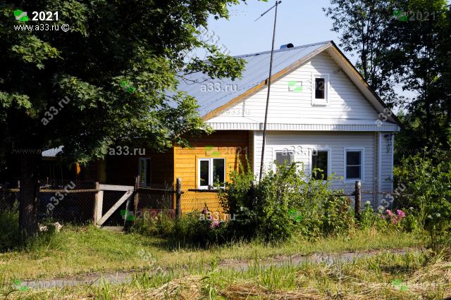 2021 Обшивка деревенского дома сайдингом деревня Савельево Киржачского района Владимирской области
